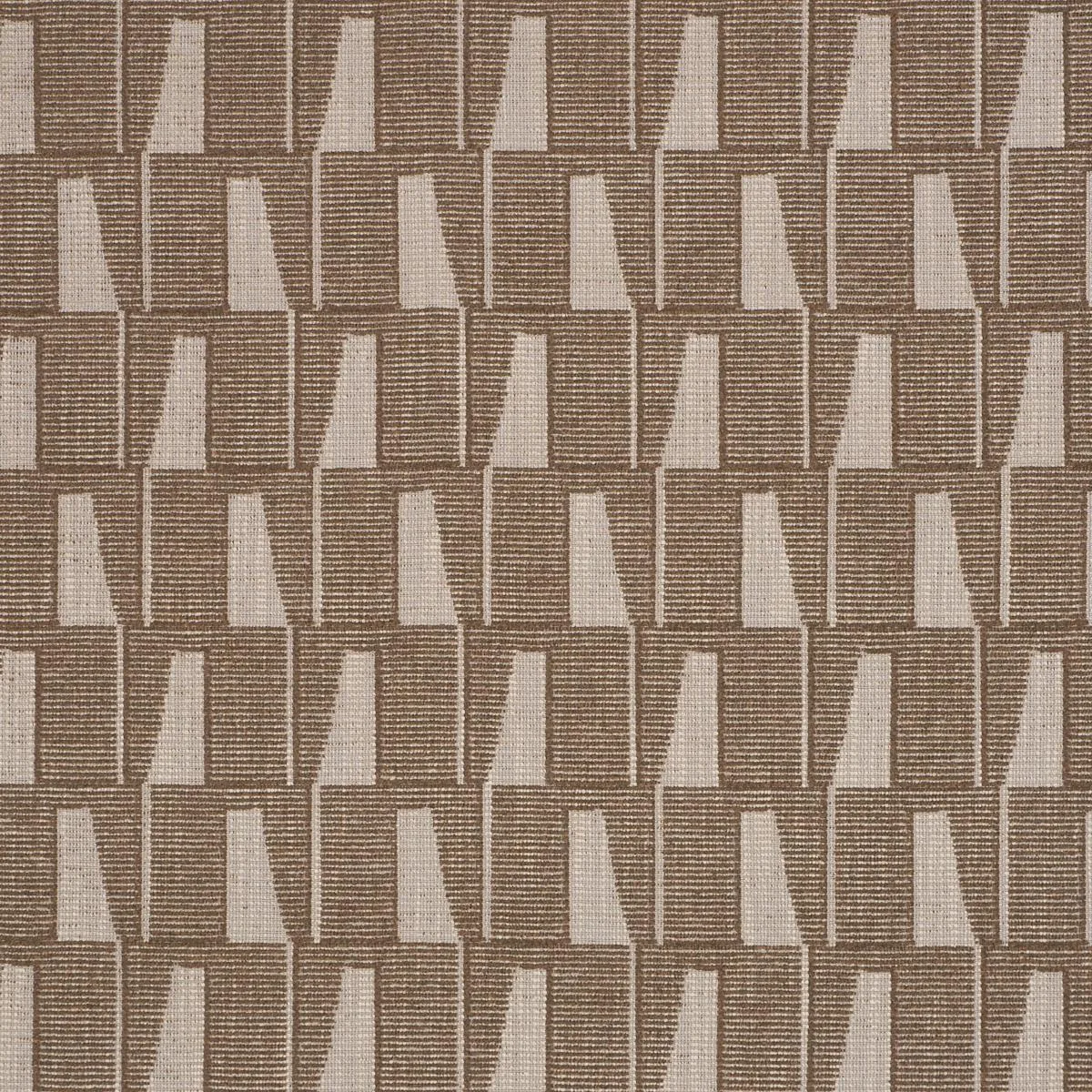 Schumacher 86421 Gaetan Performance Chocolate fabric swatch
