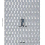 Schumacher 86420 Gaetan Performance Indigo fabric swatch