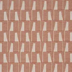 Schumacher 86422 Gaetan Performance Terracotta fabric swatch