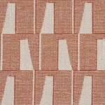 Schumacher 86422 Gaetan Performance Terracotta fabric swatch