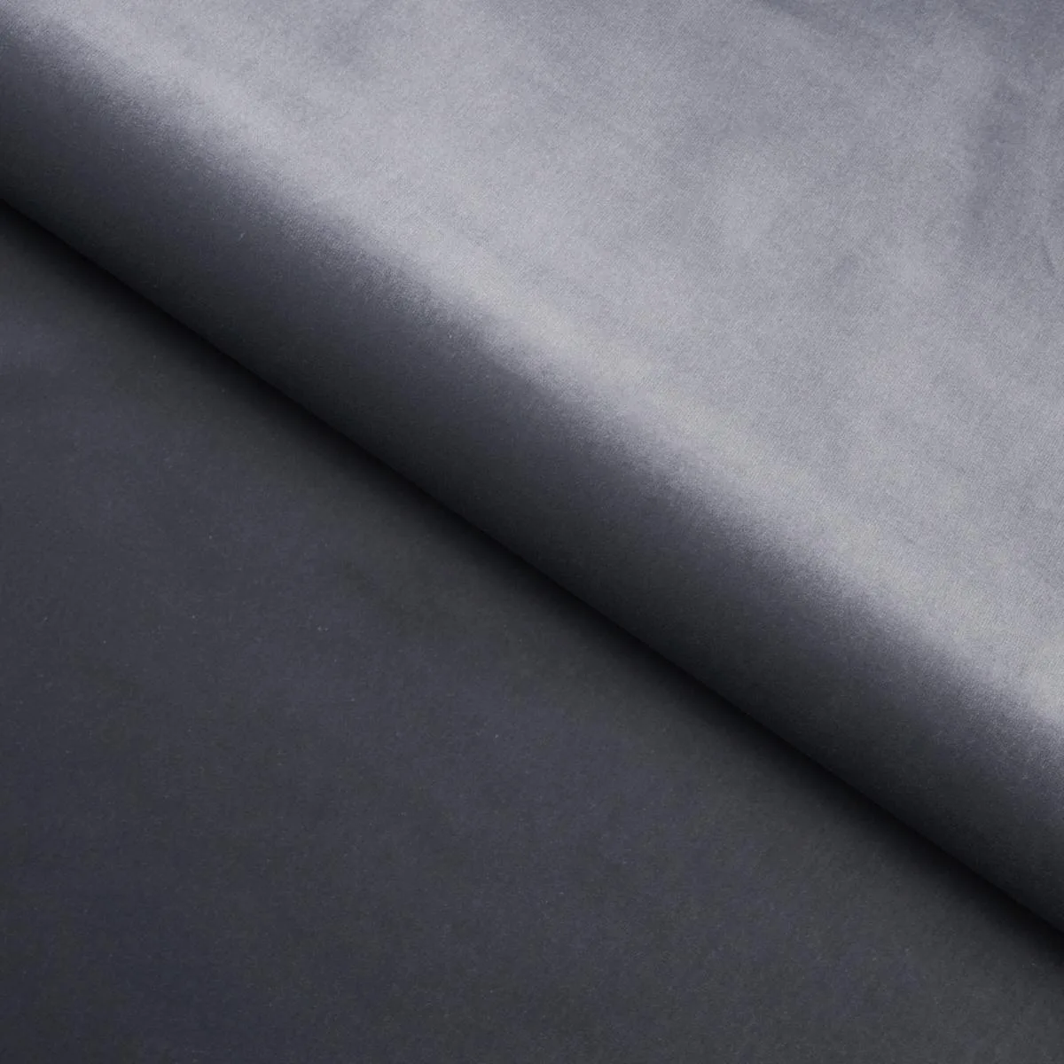 Schumacher 42770 Gainsborough Velvet Graphite fabric swatch