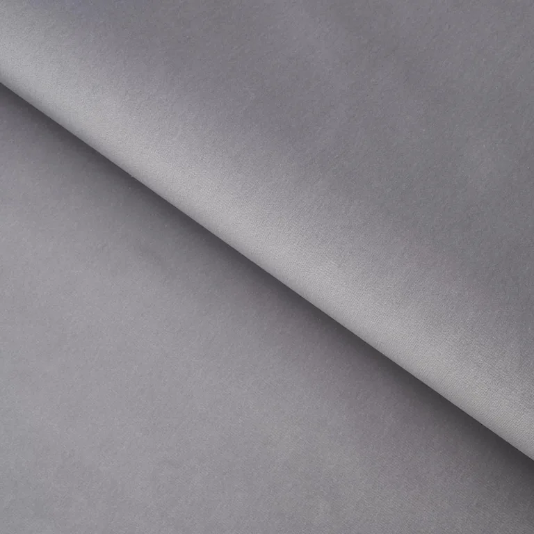 Schumacher 42742 Gainsborough Velvet Platinum fabric swatch