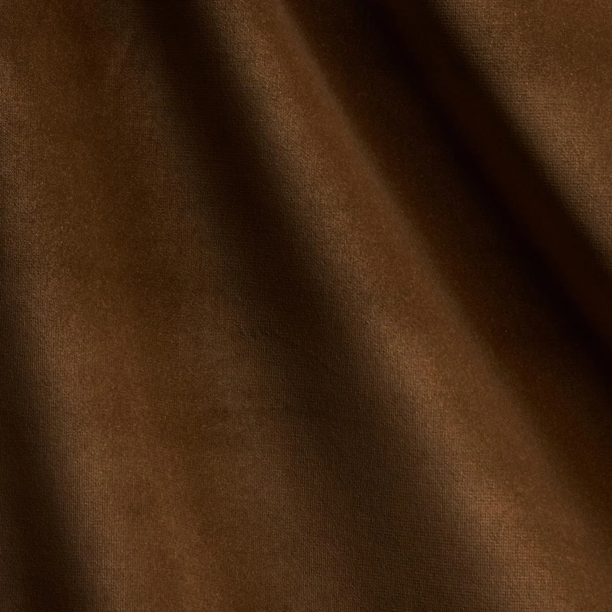 Schumacher 42887 Gainsborough Velvet Sepia fabric swatch