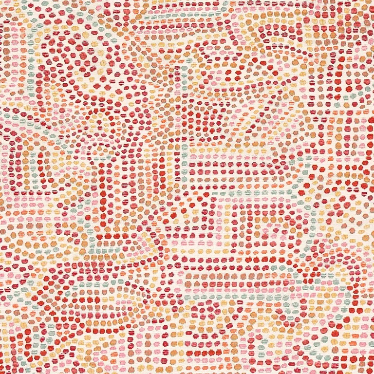 Schumacher 79871 Galina Pink fabric swatch