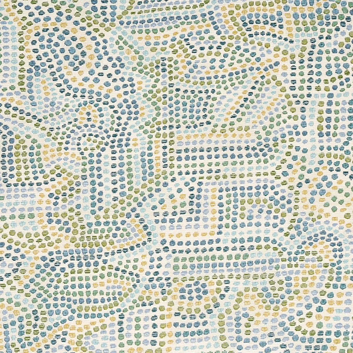 Schumacher 79870 Galina Sky fabric swatch