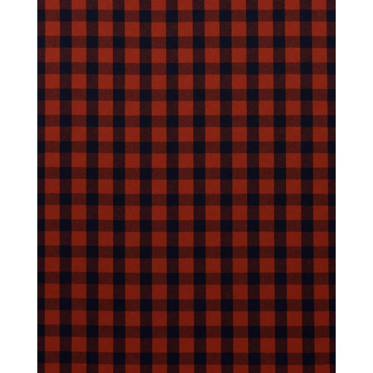 Schumacher 81610 Galt Wool Check Americana fabric swatch