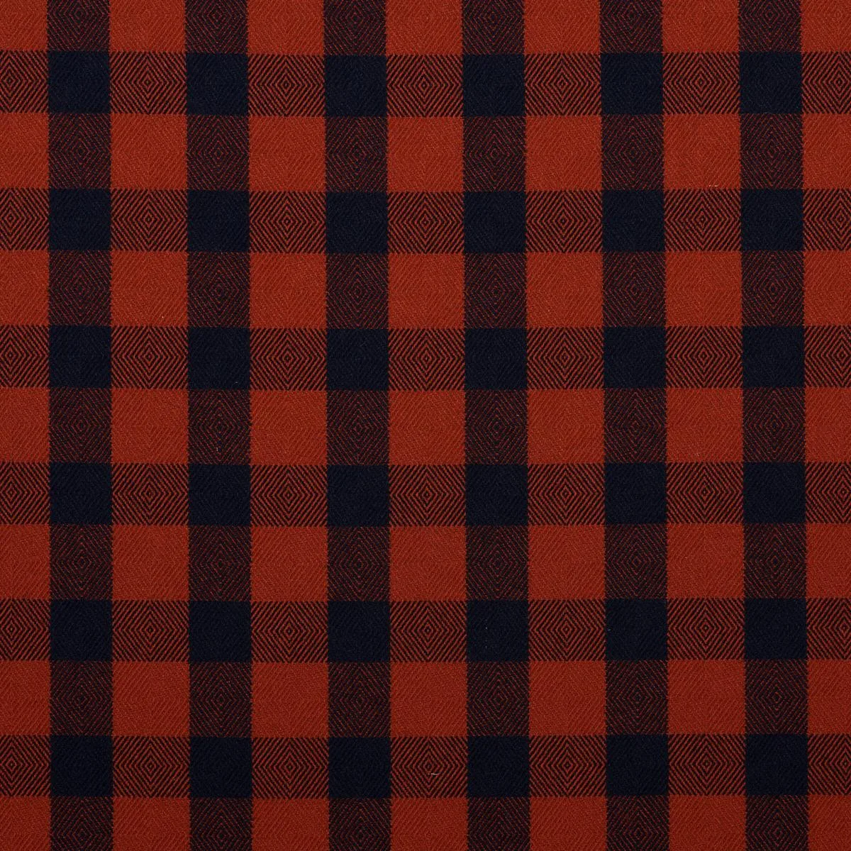 Schumacher 81610 Galt Wool Check Americana fabric swatch
