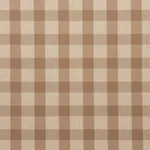 Schumacher 81611 Galt Wool Check Coffee fabric swatch