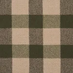 Schumacher 81614 Galt Wool Check Hunter fabric swatch
