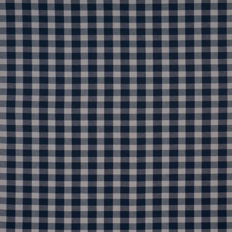 Schumacher 81615 Galt Wool Check Indigo fabric swatch