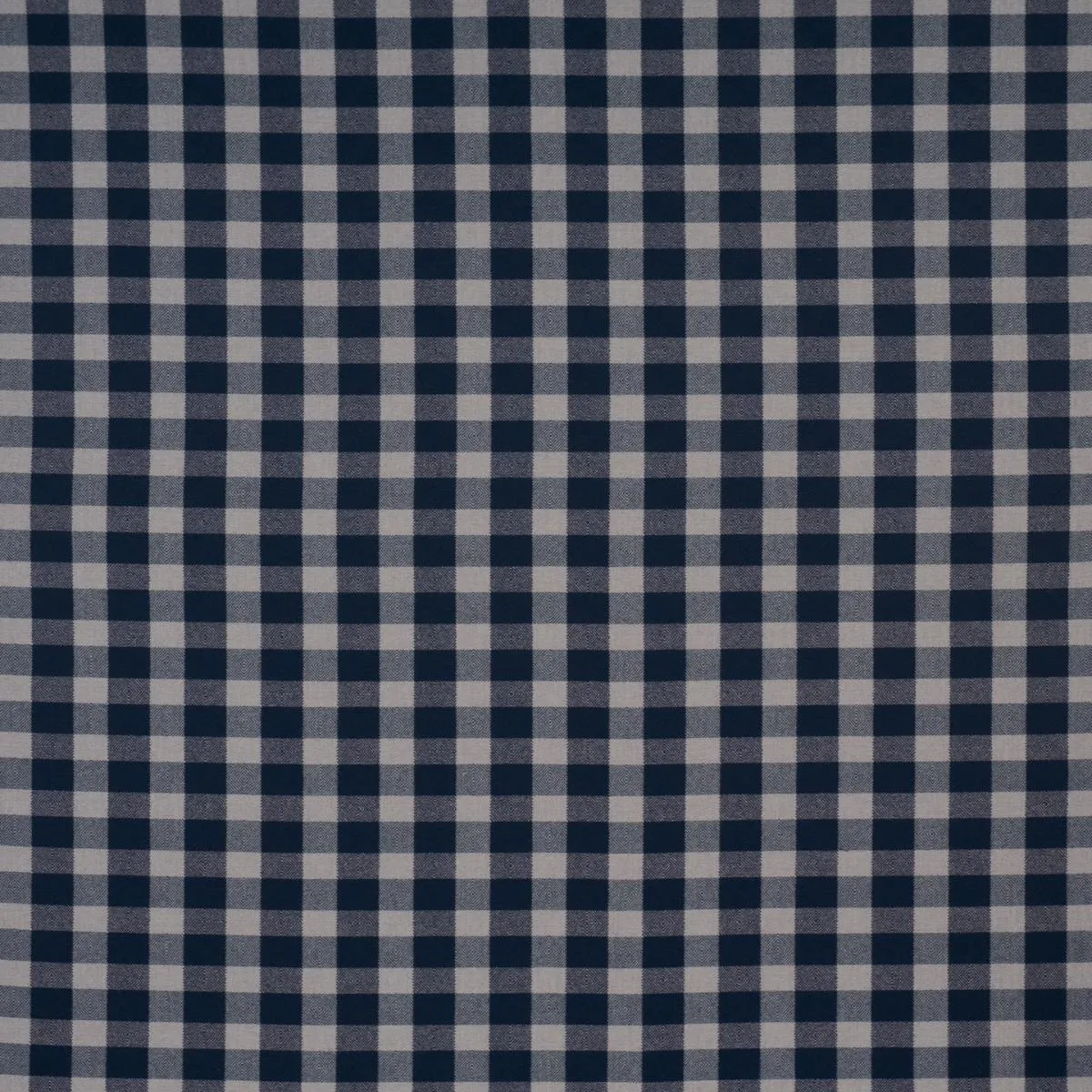 Schumacher 81615 Galt Wool Check Indigo fabric swatch