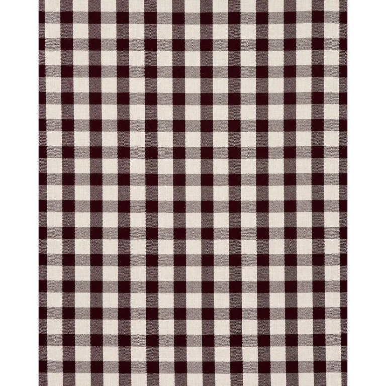 Schumacher 81613 Galt Wool Check Plum fabric swatch