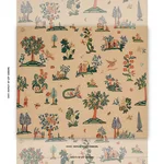 Schumacher 81480 Garden Fantasie Document fabric swatch
