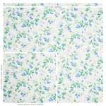 Schumacher 178680 Garden Gate Chintz Cobalt fabric swatch