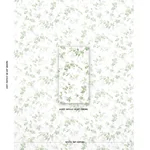 Schumacher 178682 Garden Gate Chintz Grey fabric swatch