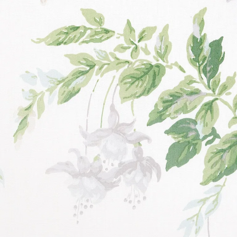 Schumacher 178682 Garden Gate Chintz Grey fabric swatch
