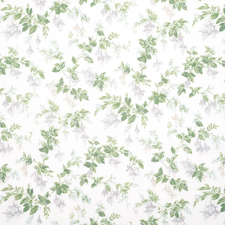 Schumacher 178682 Garden Gate Chintz Grey fabric swatch