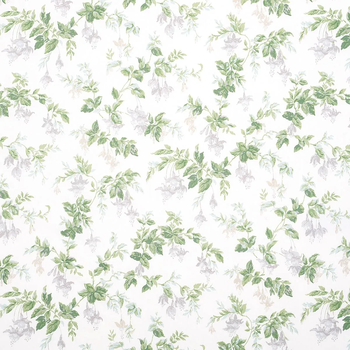 Schumacher 178682 Garden Gate Chintz Grey fabric swatch