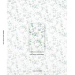 Schumacher 178683 Garden Gate Chintz Lavender fabric swatch