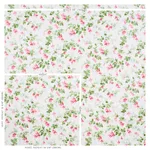Schumacher 178681 Garden Gate Chintz Magenta fabric swatch