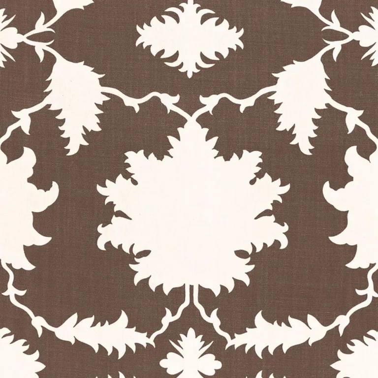 Schumacher 175032 Garden Of Persia Bittersweet fabric swatch