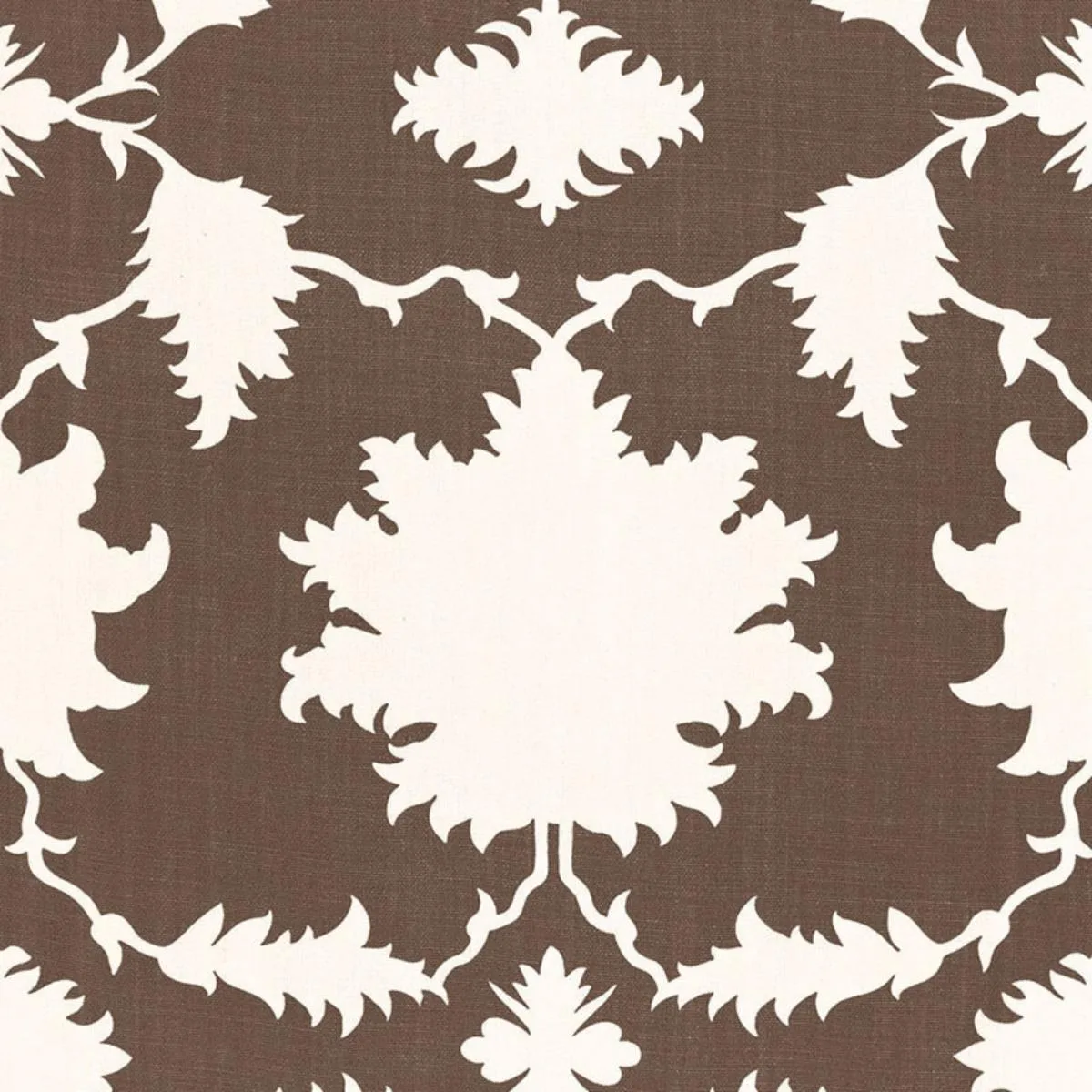 Schumacher 175032 Garden Of Persia Bittersweet fabric swatch