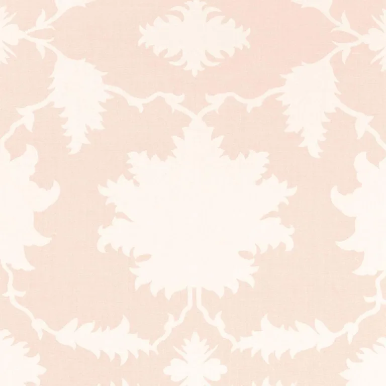 Schumacher 175031 Garden Of Persia Blush Conch fabric swatch