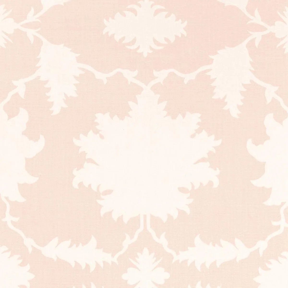 Schumacher 175031 Garden Of Persia Blush Conch fabric swatch