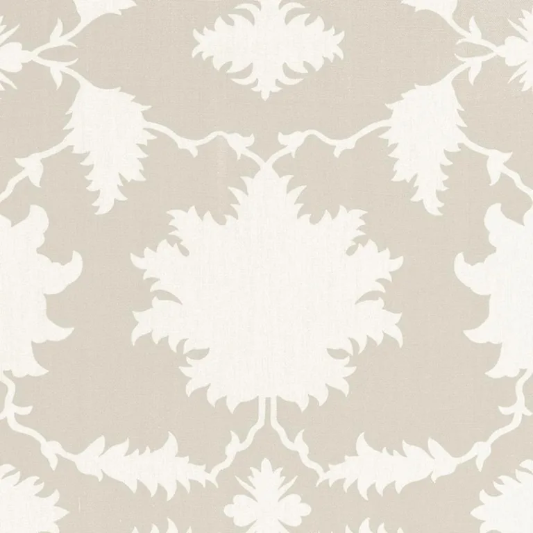 Schumacher 175030 Garden Of Persia Dove fabric swatch