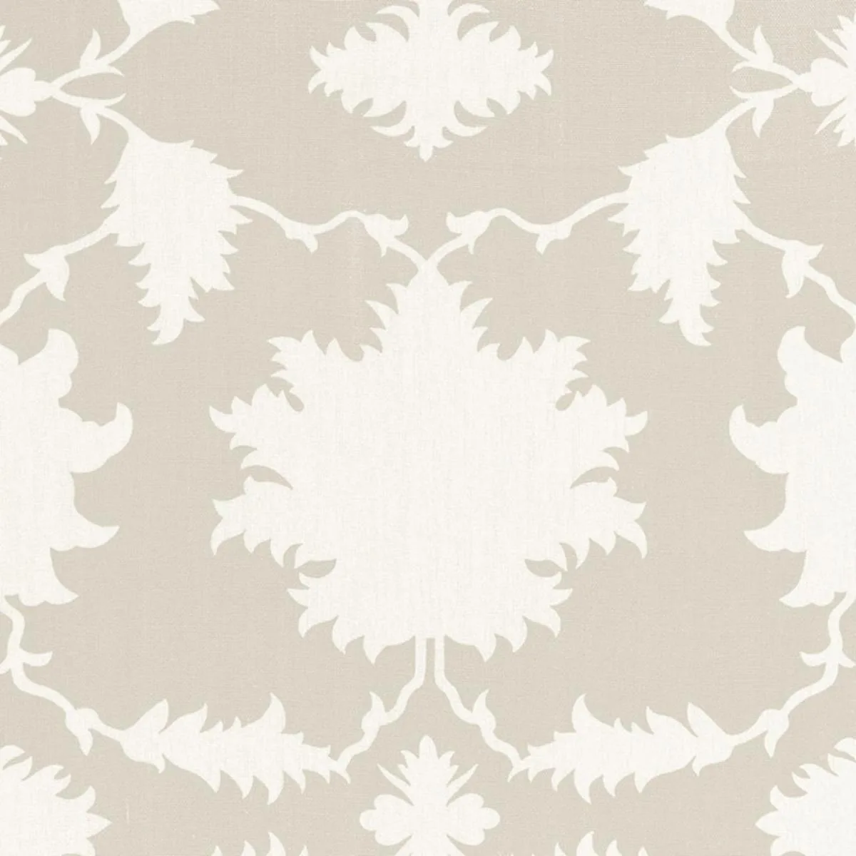 Schumacher 175030 Garden Of Persia Dove fabric swatch
