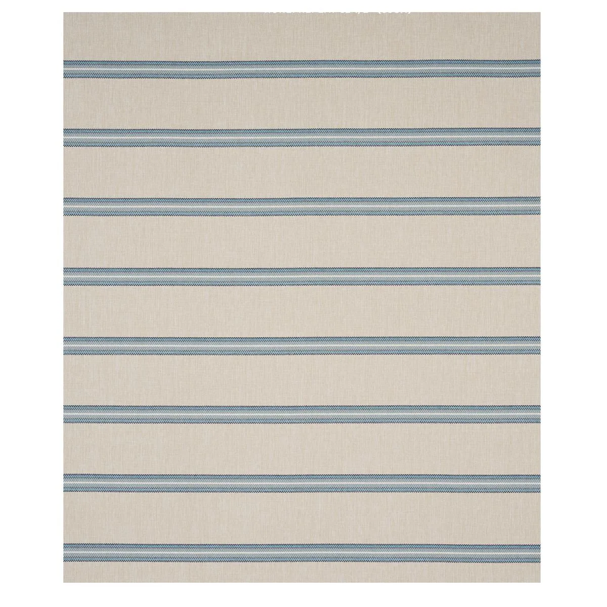 Schumacher 75973 Garden Stripe Indoor/Outdoor Blue fabric swatch