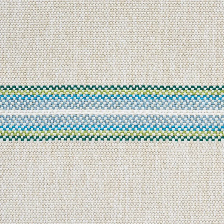 Schumacher 75970 Garden Stripe Indoor/Outdoor Meadow fabric swatch