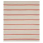 Schumacher 75974 Garden Stripe Indoor/Outdoor Red fabric swatch