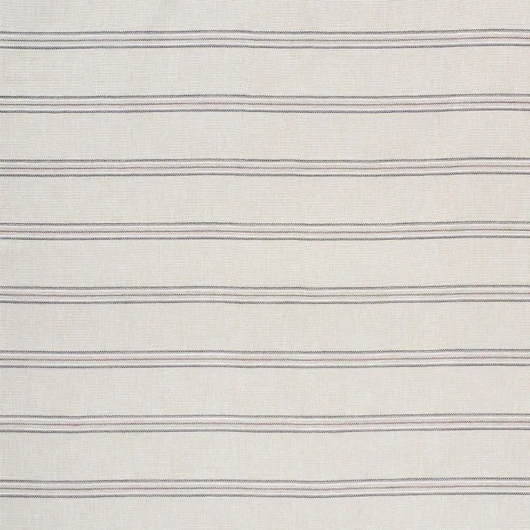 Schumacher 75972 Garden Stripe Indoor/Outdoor Stone fabric swatch