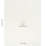 Schumacher 181402 Gardenia Flax fabric swatch