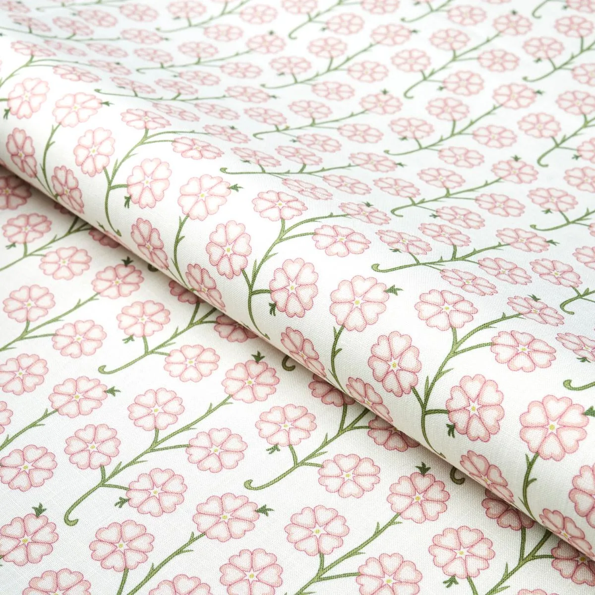 Schumacher 181401 Gardenia Rose fabric swatch