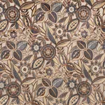 Schumacher 77760 Garland Velvet Neutral fabric swatch