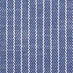 Schumacher 76672 Garter Stripe Indoor/Outdoor Blue fabric swatch