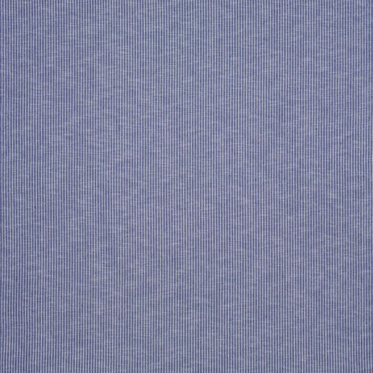 Schumacher 76672 Garter Stripe Indoor/Outdoor Blue fabric swatch