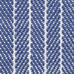 Schumacher 76672 Garter Stripe Indoor/Outdoor Blue fabric swatch