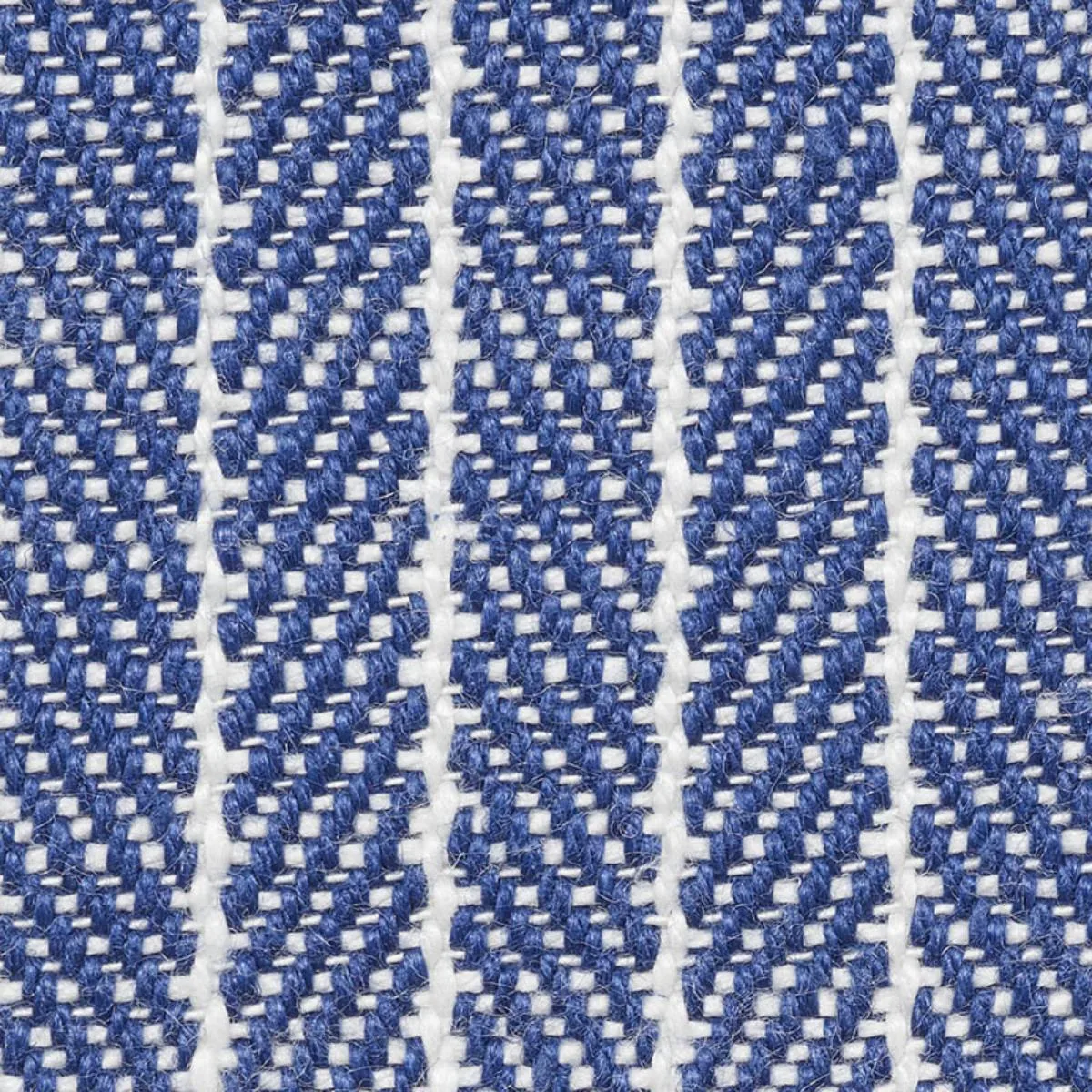 Schumacher 76672 Garter Stripe Indoor/Outdoor Blue fabric swatch