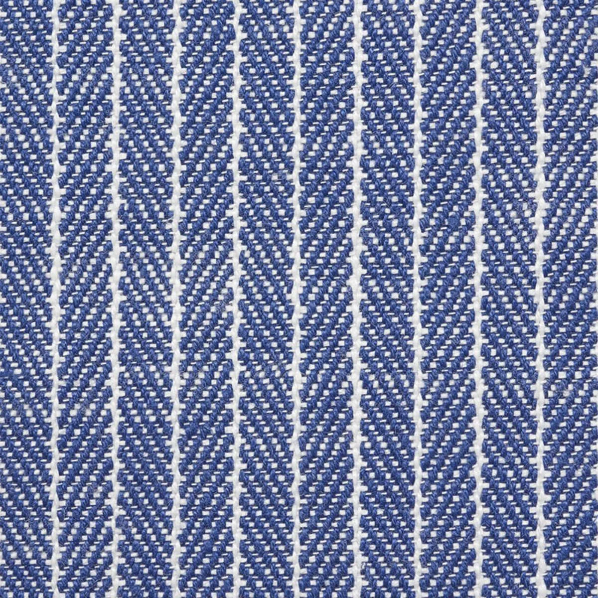 Schumacher 76672 Garter Stripe Indoor/Outdoor Blue fabric swatch