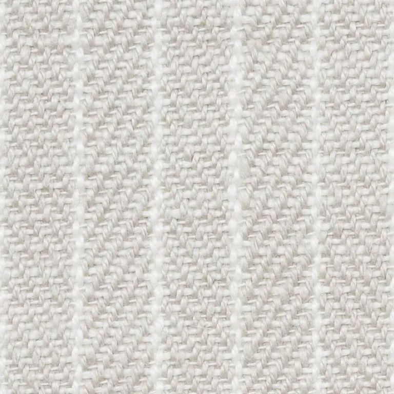 Schumacher 76670 Garter Stripe Indoor/Outdoor Natural fabric swatch