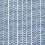 Schumacher 76671 Garter Stripe Indoor/Outdoor Sky fabric swatch
