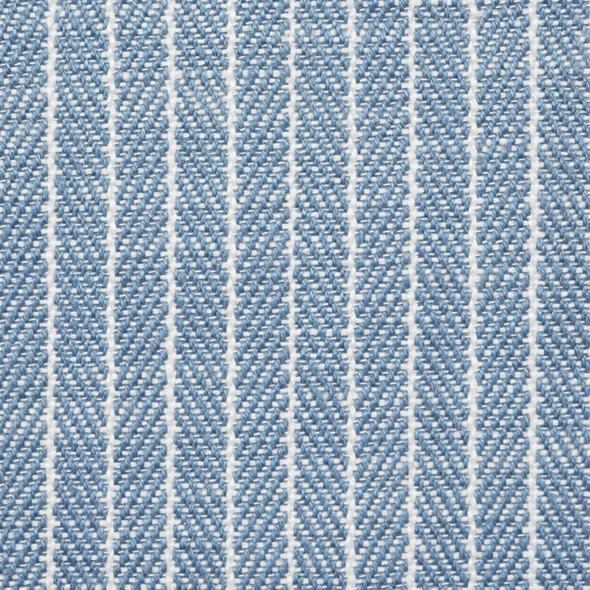 Schumacher 76671 Garter Stripe Indoor/Outdoor Sky fabric swatch