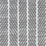 Schumacher 76673 Garter Stripe Indoor/Outdoor Slate fabric swatch