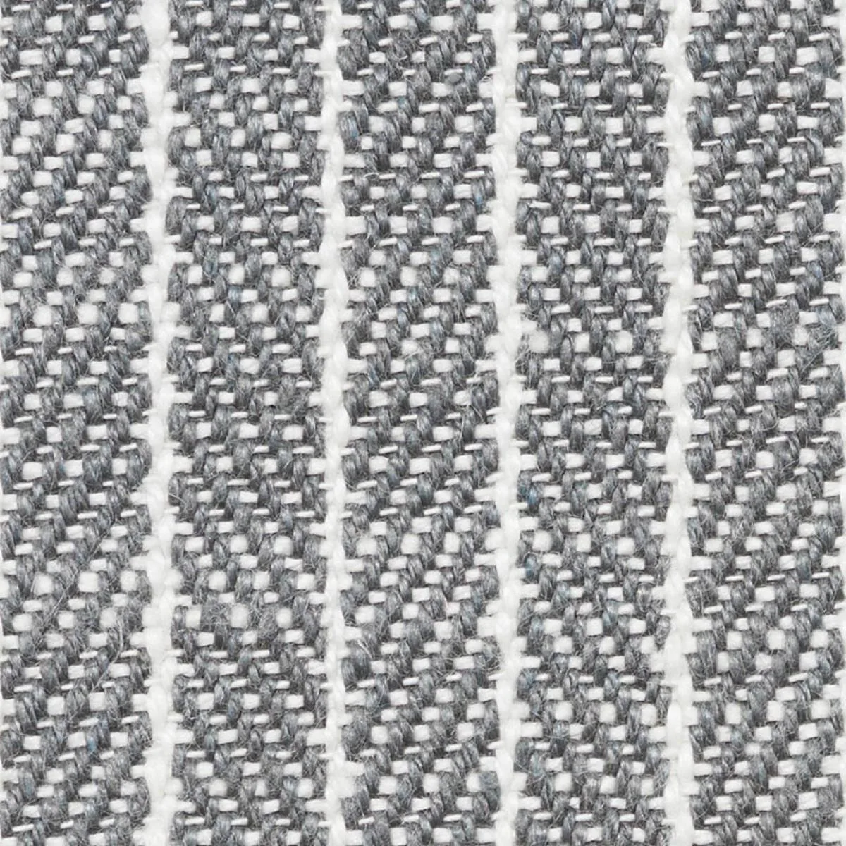 Schumacher 76673 Garter Stripe Indoor/Outdoor Slate fabric swatch