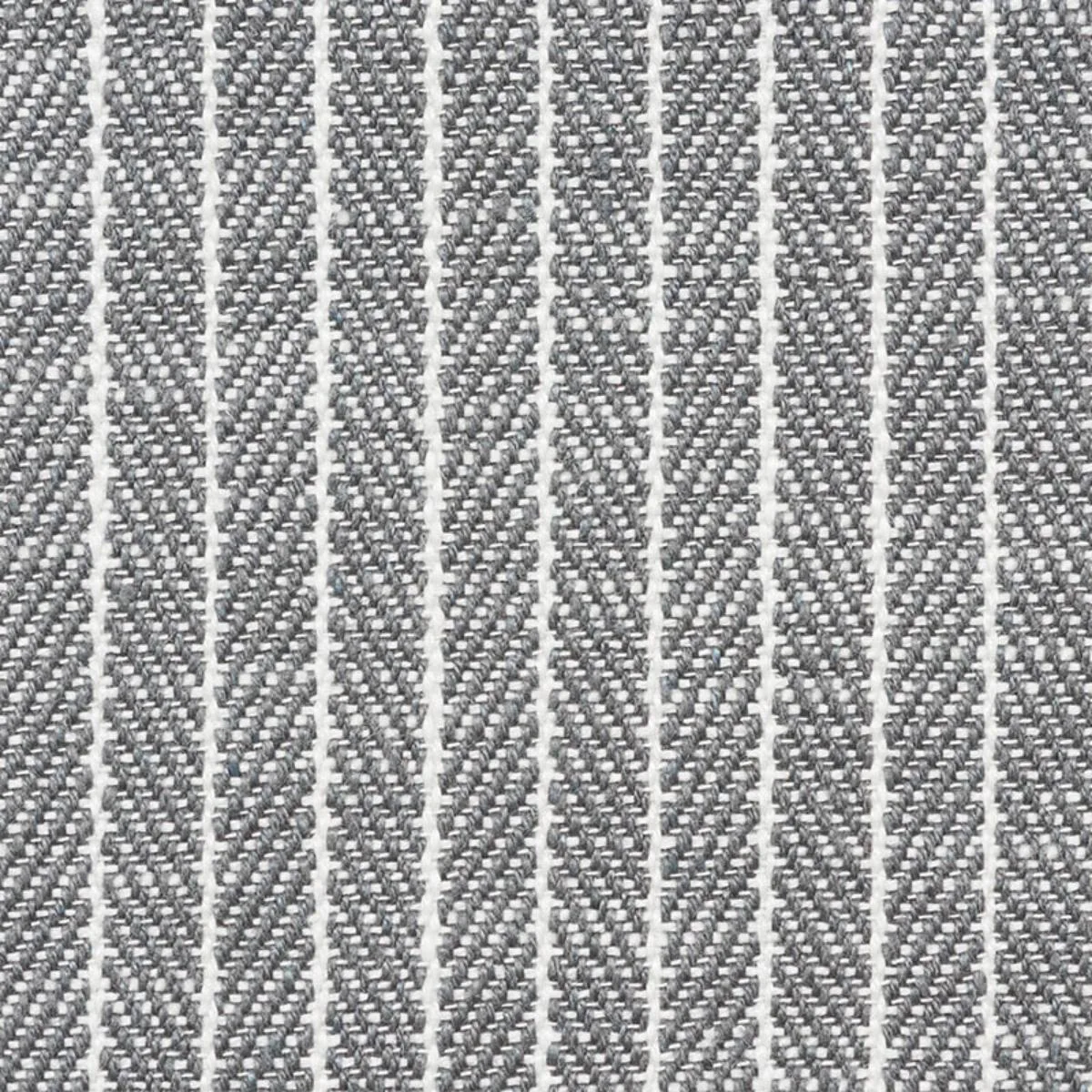 Schumacher 76673 Garter Stripe Indoor/Outdoor Slate fabric swatch