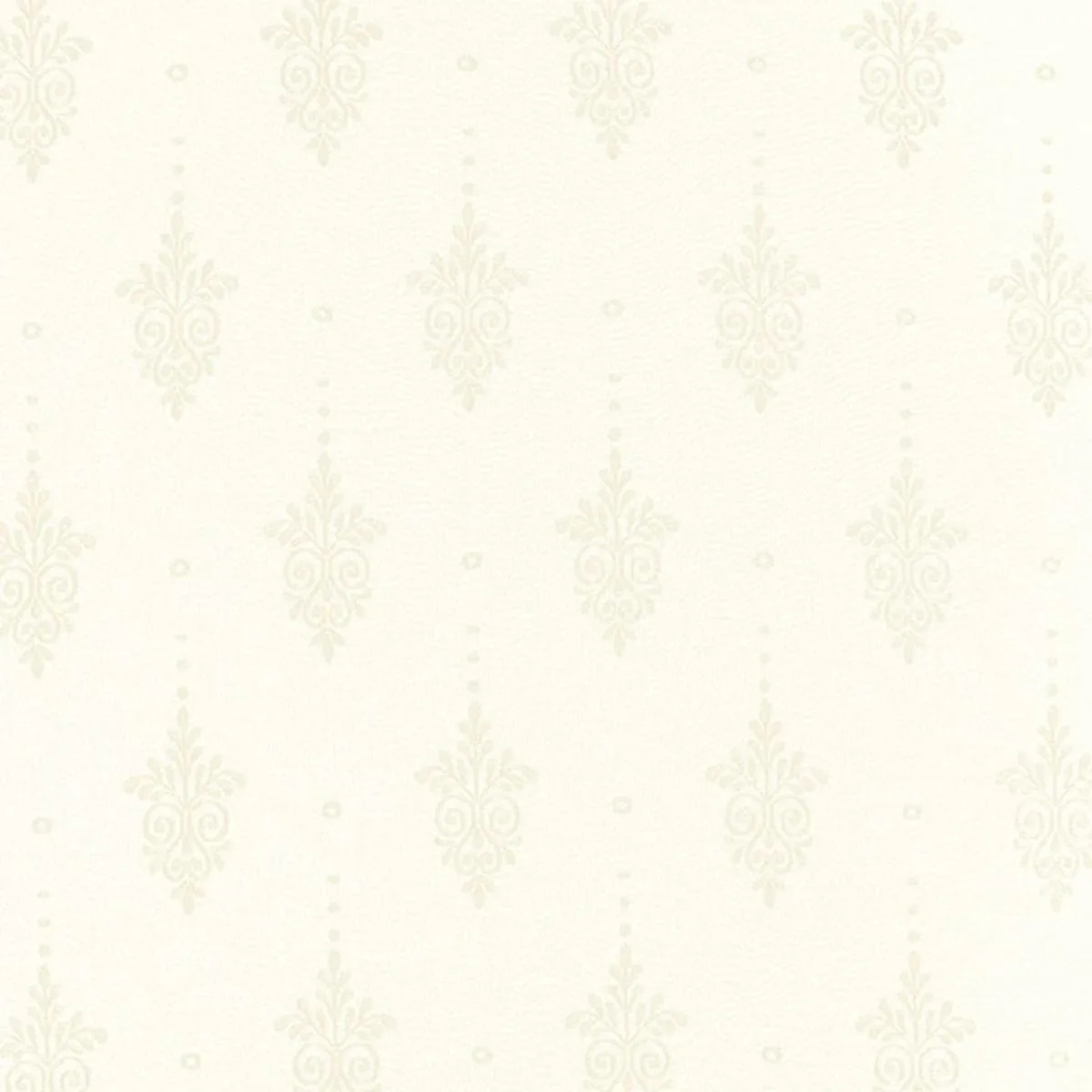 Schumacher 12450 Genevieve Madras Sheer Ivory fabric swatch