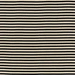 Schumacher 69245 Geoffrey Metallic Stripe Obsidian fabric swatch